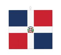 Tappetino per scolapiatti da cucina con stampa della Repubblica Dominicana, tappetino super assorbente, facile da pulire e ad asciugatura rapida