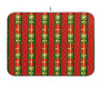 Tappetino per scolapiatti da cucina, ideale come regalo di Natale, 40,6 x 45,7 cm, resistente al calore