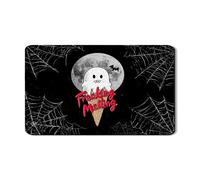 Tappetino per scolapiatti in gomma assorbente, motivo fantasma di Halloween, motivo: ragnatela spaventosa, tappetino per scolapiatti in gomma, protezione per piano di lavoro della cucina, 30,5 x 50,8