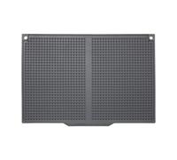 Tappetino per scolapiatti in silicone con design unico, 45 x 30 cm, adatto per drenare l'acqua in modo efficiente
