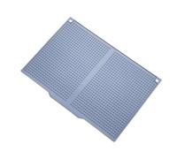 Tappetino per scolapiatti in silicone con design unico, 45 x 30 cm, tappetino per scolapiatti da cucina, adatto per drenare efficacemente l'acqua, tappetini in silicone antiscivolo