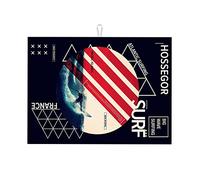 Tappetino per scolapiatti retrò con personalità, illustrazione, poster, lettere ispiratrici, design extra large, tappetino per scolapiatti antiscivolo, piccolo, 16 x 18 pollici