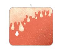 Tappetino per scolapiatti Salmone Arancione Drip dish desiderio tappetino | Tappetino assorbente per asciugare i piatti per bancone della cucina decorazione del piano di lavoro della cucina Accessori
