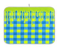 Tappetino per scolapiatti verde brillante blu scolapiatti tappetino 45,7 x | resistente al calore scolapiatti tappetino per cucina contatore bottiglia asciugatrice mat Caffè Bar Accessori da pranzo