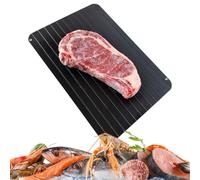Tappetino per scongelamento rapido, scongelamento rapido, vassoio per scongelamento rapido, in alluminio, per carne o qualsiasi altra cosa che è congelata (M(29,5 x 20,8 x 0,3 cm)