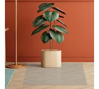 Tappetino per Sedia 65 x 105 cm Trasparente, Antigraffio, Antiscivolo Tappeto Protettivo per Pavimenti Disponibile in Dimensioni Personalizzate per Sedie, Computer, Tavolo, Colore trasparente