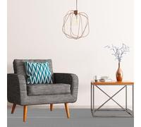 Tappetino per Sedia 95 x 95 cm Materiale Durevole Nel Tempo Protettore Del Pavimento Multiuso per Pavimenti in Laminato, Parquet, Piastrelle e Pavimenti Duri, Grigio Chiaro