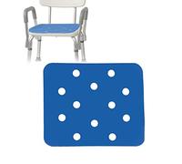 Tappetino per sedia da bagno, per panca da doccia, antiscivolo, in schiuma EVA con adesivo per disabili, per anziani e disabili, quadrato, Non incluso Sgabello