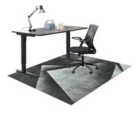 Tappetino per sedia da ufficio Antiscivolo Tappeto per Sedia con Ruote Tappeto Sedia Gaming Tappetino Pavimenti Sedia Protettiva Multiuso per la Casa Tappeto per Parquet Piastrelle 100 x 120 cm