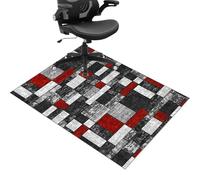 Tappetino per sedia da ufficio per impieghi per moquette Protettore da gioco da gioco per computer Easy Glide e tappeto a pavimento in legno 100 x 120 cm Protezione al pavimento per casa e ufficio