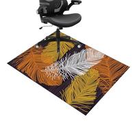 Tappetino per sedia da ufficio per impieghi per moquette Protettore da gioco da gioco per computer Easy Glide Tappet Mappeto tappeto Protettore a pavimento in legno 150 X 180 cm Ideale per la casa e