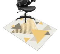 Tappetino per Sedia da Ufficio per impieghi per Moquette Protettore da Gioco da Gioco per Computer Easy Glide Floor Mat per Home & Office 100 x 140 cm Protettore a Pavimento in Legno FANDIAO