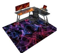 Tappetino per Sedia da Ufficio per Moquette e Pavimenti Duri, Tappeto Sedia Gaming, Protezione per Moquette Multiuso, Tappeto per Sedia con Ruote, Grande Tappeto Multiuso per La Casa 140 x 180 cm