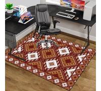 Tappetino per sedia da ufficio per moquette e pavimento in legno-Grande protezione per pavimenti non slip per sedie da gioco e scrivania, rettangolo 180 x 230 cm-, tappetino a carico e facile da