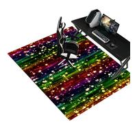 Tappetino per Sedia da Ufficio per Moquette, Tappetino per Sedia da Gaming per Computer, Tappetino Antiscivolo per Sedia per Casa E Ufficio, Tappetino per Sedia da Scriva, Color-1, 80 x 120 cm