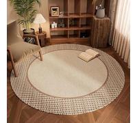 Tappetino per sedia da ufficio per tappeto, grande tappetino rotondo di protezione per pavimenti, antiscivolo, per pavimenti in moquette