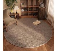 Tappetino per sedia da ufficio per tappeto, grande tappetino rotondo di protezione per pavimenti, antiscivolo, per pavimenti in moquette