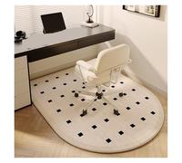 Tappetino Per Sedia Da Ufficio Tappetino da studio Scrivania for computer Sedia a rotelle girevole Camera letto ad arco Comodino Toletta Tappeto Decorazione della casa(Type 2,120x180cm 47x71inch)