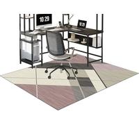 Tappetino per Sedia da Ufficio, Tappeto Sedia Gaming, Tappetino Protettivo, Tappeto Salvapavimento Protezione Parquet, Tappetino Sedia Rotelle per Pavimenti in Legno Duro Antiscivolo 70 x 100 cm