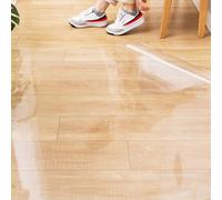 Tappetino per sedia in PVC trasparente per casa e ufficio, 100 x 220 cm, resistente, protezione per pavimenti in legno duro e laminato, resistente, spessore 1 mm