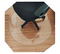 Tappetino per sedia per pavimenti duri, trasparente, rotondo, in PVC, spessore 1,3 mm, impermeabile, insapore, ideale per la protezione dei pavimenti in legno duro, diametro 135 cm