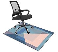 Tappetino per sedie per pavimenti in legno duro, Tappetino for sedia da gioco da ufficio for moquette, pavimento in legno, diverse dimensioni, multicolore(J,120 x 140 cm)