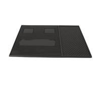 Tappetino per Stazione Barbiere, Tappetino in Silicone Organizzatore di Utensili per Capelli Non Slip per Pennelli per Forbici a Tagliata con Tappetini Magnetici 35x25 Cm