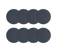 Tappetino per tapis roulant per pavimenti in legno duro, tappetino per tapis roulant su tappeto, antiscivolo, 8 pezzi, in schiuma, rotondo, riduzione del rumore, per esercizi, allenamento, casa
