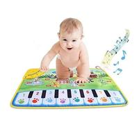 Tappetino per tappetino musicale per bambini, Tappeto per bambini strisciante Tappeto musicale Giocattolo per bambini Istruzione precoce Musica Canto Pianoforte Tastiera Coperta Touch Play for Kids