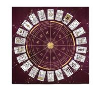 Tappetino Per Tarocchi Flanella Quadrata Metafisica Oroscopo Astrologia