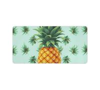 Tappetino per tastiera con ananas e frutta tropicale, tappetino per mouse da gioco, tappetino antiscivolo per scrivania, lavoro e casa, 30 x 60 cm