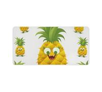 Tappetino per tastiera con ananas, grande tappetino per mouse da gioco, antiscivolo, per scrivania, lavoro, casa, 30 x 60 cm