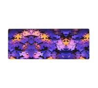 Tappetino per tastiera e mouse oversize con motivo puzzle 30,5 x 80 cm, design Lock-Edge, antiscivolo e resistente all'usura,