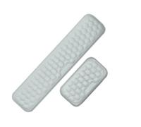 Tappetino per tastiera e mouse, poggiapolsi per tastiera in memory foam | Set di tappetini per mouse 2 pezzi | Poggiapolsi da gioco ergonomico, poggiapolsi migno