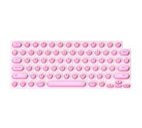 Tappetino per tastiera in silicone antigraffio per MacBook Pro 14 2021-2024, perfettamente compatibile, antipolvere, colore: rosa