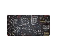 Tappetino per tastiera matematica e fisica, grande tappetino per mouse da gioco, antiscivolo, per scrivania, lavoro, casa, 30 x 60 cm