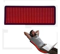 Tappetino per terapia della luce rossa per alleviare il dolore del corpo, 360 LED per terapia della luce rossa, grande cuscinetto avvolgente con luce rossa da 660 nm e 850 nm, luce rossa vicino
