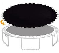 Tappetino per Trampolino, 6ft 8ft 10ft 11ft 12ft 13ft 14ft 15ft 16ft con Robusti V-Ring, Rinforzato, Resistente Ai Raggi UV, con Gancio A Molla E Guanti