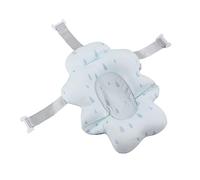 Tappetino per Vasca da Bagno per Bambini, Seggiolino per Bagnetto Sano Galleggiante Morbido Pieghevole Confortevole Universale per 0-12 Mesi per Baby Shower (Goccia d'acqua blu)