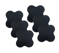 Tappetino per vogatore, tappetino per tapis roulant, 6 pezzi, resistente e ammortizzante, multiuso, per appartamenti, garage, allenamento, fitness, attrezzature sportive, cyclette