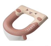 Tappetino per WC riutilizzabile in EVA con design sagomato per adattarsi alle forme comuni del WC, compresi i modelli ovali e arrotondati (D)