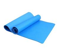 Tappetino per Yoga Tappetino for esercizi antiscivolo, resistente, con spessore di 4 mm, for perdere peso in salute per la Casa(Blue)