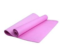 Tappetino per Yoga Tappetino for esercizi antiscivolo, resistente, con spessore di 4 mm, for perdere peso in salute per la Casa(Pink)