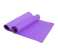 Tappetino per Yoga Tappetino for esercizi antiscivolo, resistente, con spessore di 4 mm, for perdere peso in salute per la Casa(Purple)