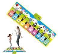 Tappetino Pianoforte Per Bambini | Tappeto Danza Elettronico,Giocattolo Elettronico Educativo con Modalità Strumenti Multipli