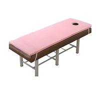 Tappetino pieghevole in memory foam traspirante per letti di bellezza, testa quadrata, futon, per saloni termali, terapisti, rosa, 70 x 180 cm, comfort e supporto