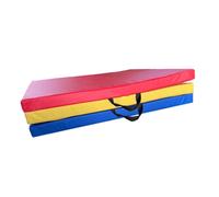 Tappetino pieghevole per esercizi, pieghevole in tre parti, per allenamento,