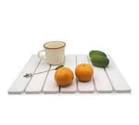 Tappetino pieghevole per lavello in pietra ad asciugatura rapida, tappetino per asciugatura rapida per bancone, vasi, piante, piano di lavoro (bianco, 30 x 40 cm)
