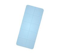 Tappetino pieghevole per pilates da viaggio, antiscivolo, portatile, tappetino da palestra per pilates, fitness, per donne e uomini, con borsa per il trasporto, tappetino pieghevole per pilates