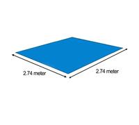 Tappetino Piscina Impermeabile Pieghevole Comodo Trasporto Prolunga Durata Pisci